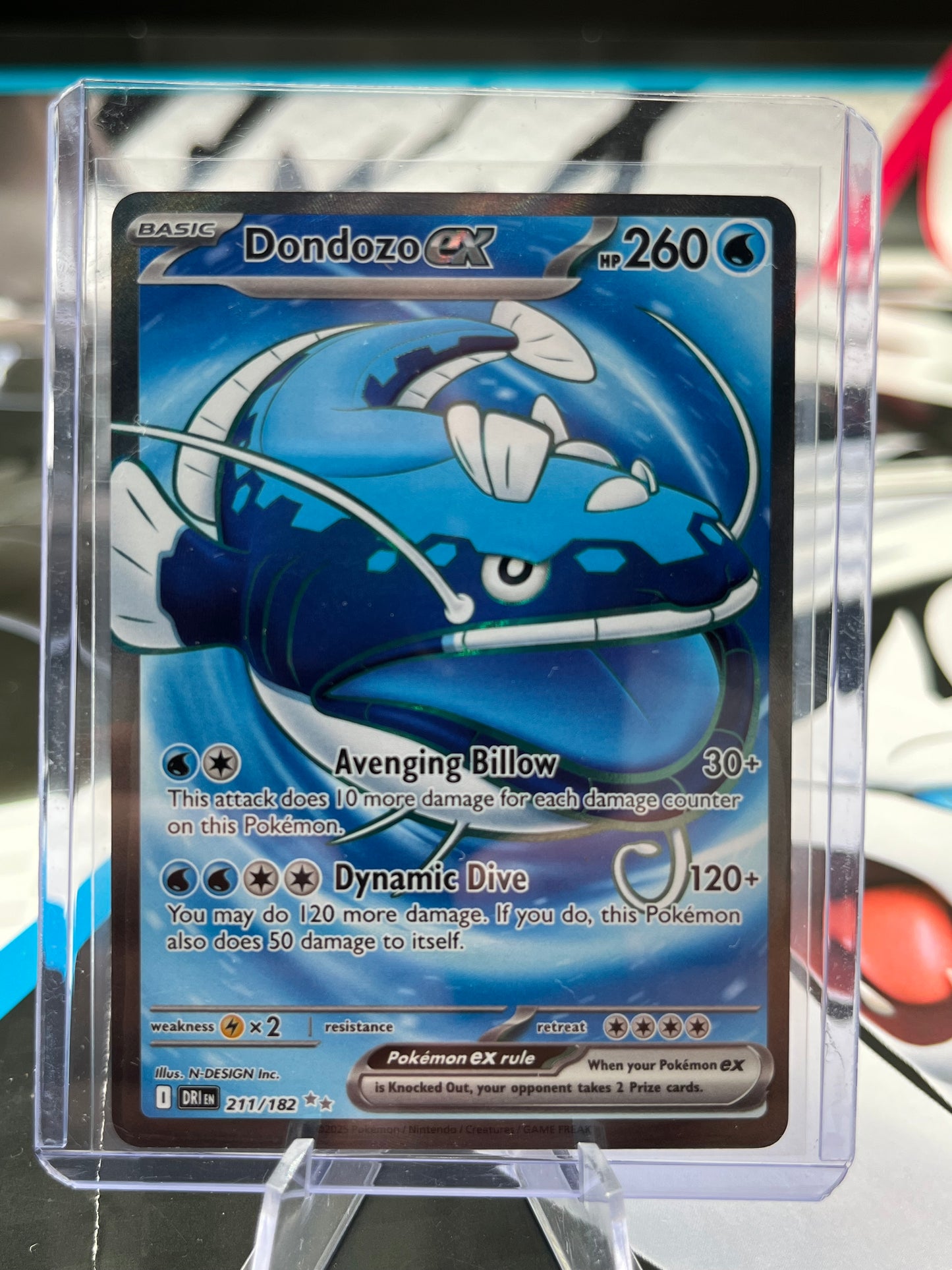 Dondozo ex - 211/182 - SV10: Destined Rivals (DRI) Pokémon TCG