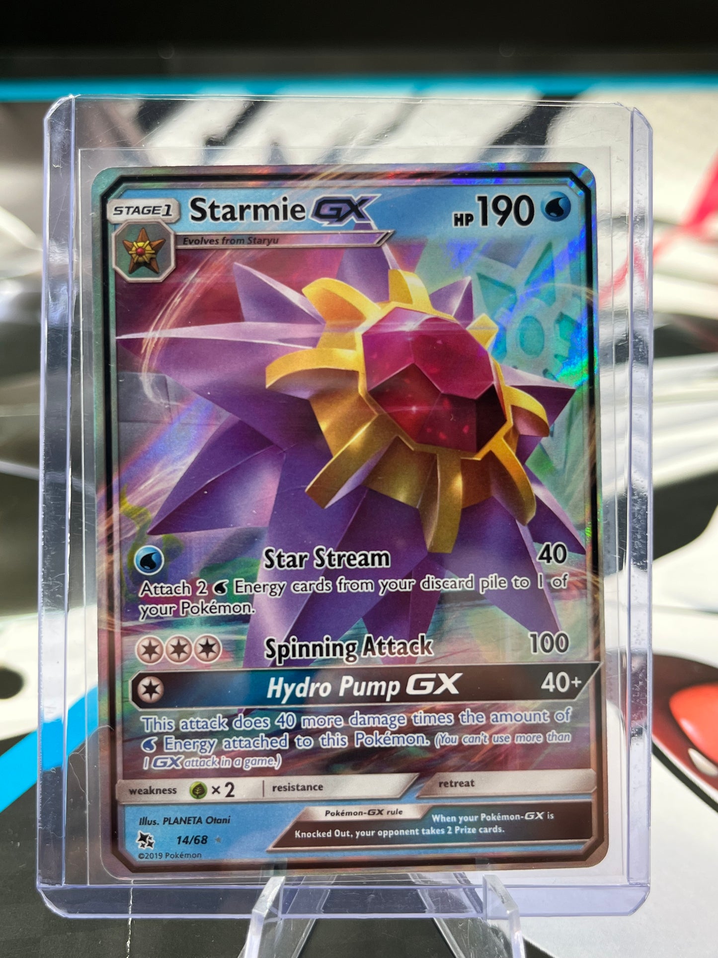 Starmie GX - 14/68 - Hidden Fates (HIF) Pokémon TCG