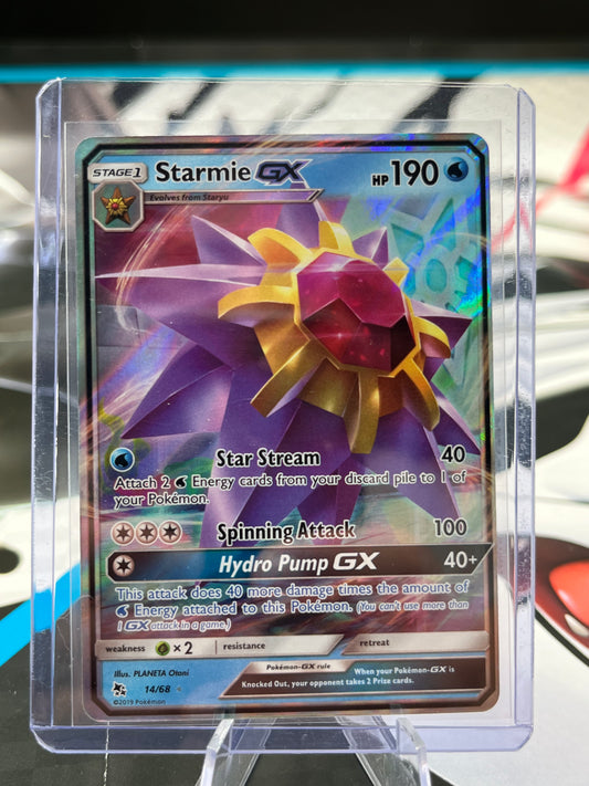 Starmie GX - 14/68 - Hidden Fates (HIF) Pokémon TCG