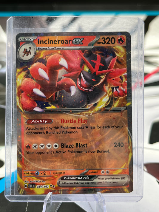 Incineroar ex - 034/162 - SV05: Temporal Forces (TEF) Pokémon TCG