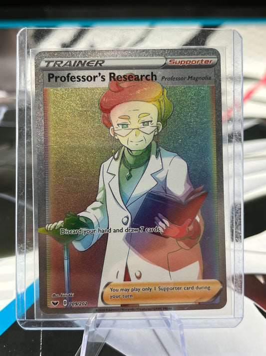 Professor's Research (Secret) - 209/202 - SWSH01: Sword & Shield Base Set (SWSH01) Pokémon TCG