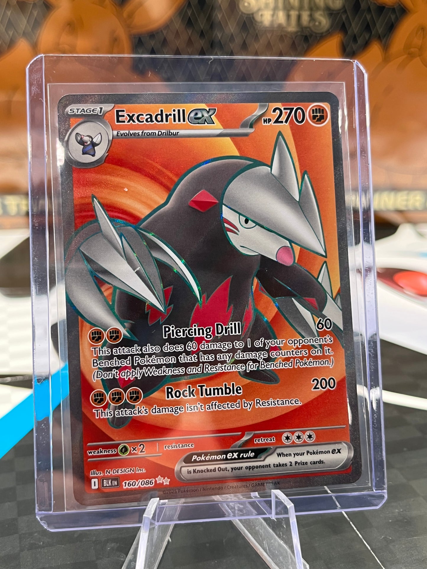 Excadrill ex - 160/086 - SV: Black Bolt (BLK) Pokémon TCG