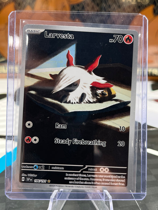 Larvesta - 196/191 - SV08: Surging Sparks (SSP) Pokémon TCG