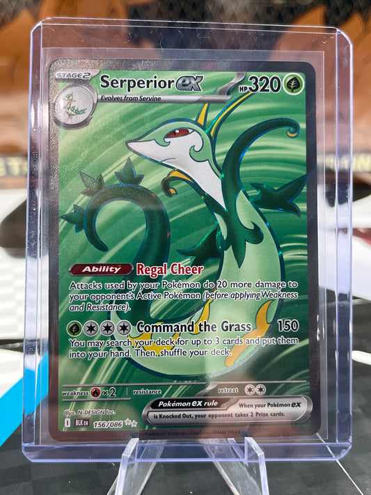 Serperior ex - 156/086 - SV: Black Bolt (BLK) Pokémon TCG