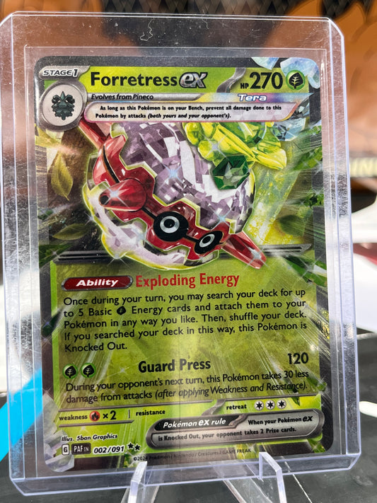 Forretress ex - 002/091 - SV: Paldean Fates (PAF) Pokémon TCG