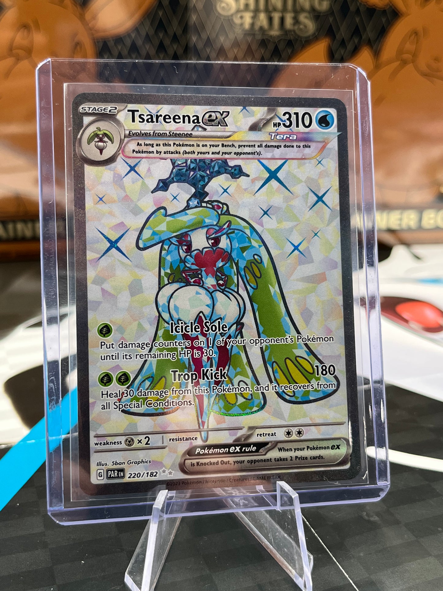 Tsareena ex - 220/182 - SV04: Paradox Rift (PAR) Pokémon TCG
