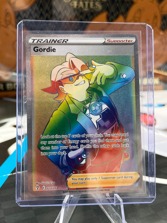 Gordie (Secret) - 223/203 - SWSH07: Evolving Skies (SWSH07) Pokémon TCG