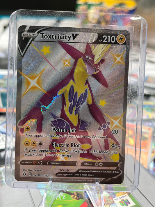 Toxtricity V - SV112/SV122 - Shining Fates: Shiny Vault (SHFSV) Pokémon TCG