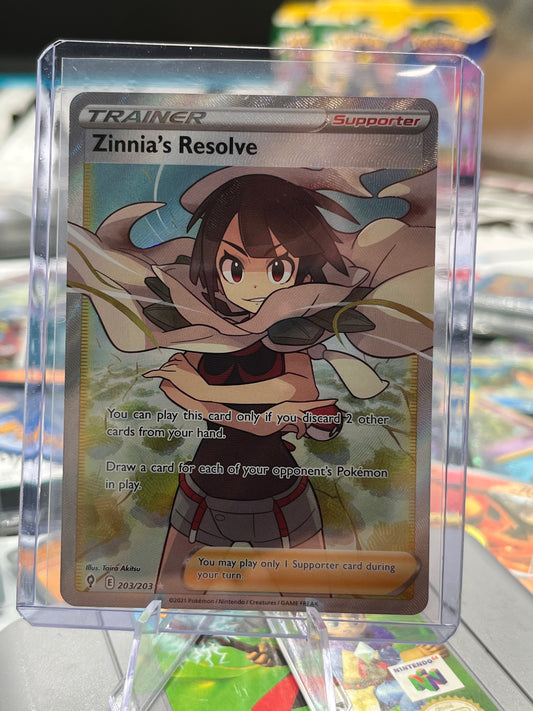 Zinnia's Resolve (Full Art) - 203/203 - SWSH07: Evolving Skies (SWSH07) Pokémon TCG