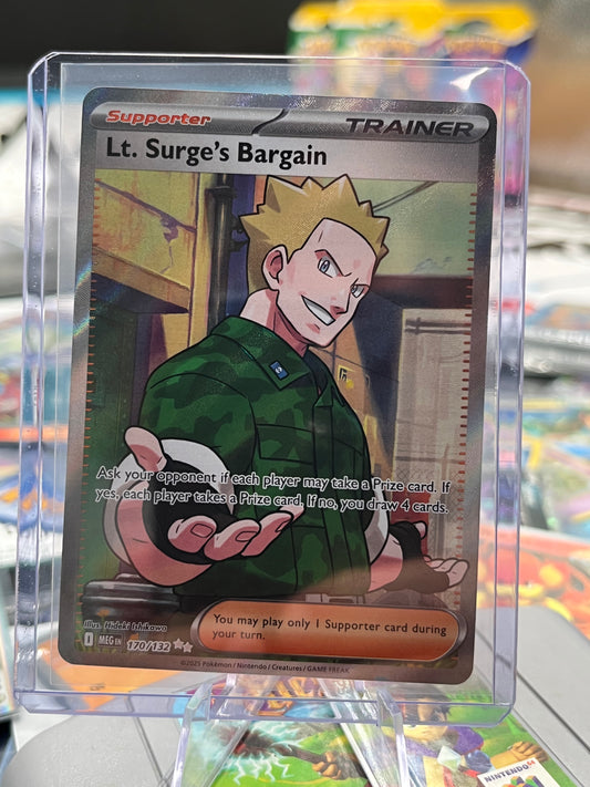 Lt. Surge's Bargain - 170/132 - ME01: Mega Evolution (MEG) Pokémon TCG