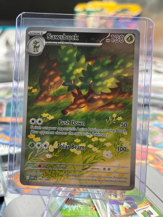 Sawsbuck - 092/086 - SV: White Flare (WHT) Pokémon TCG