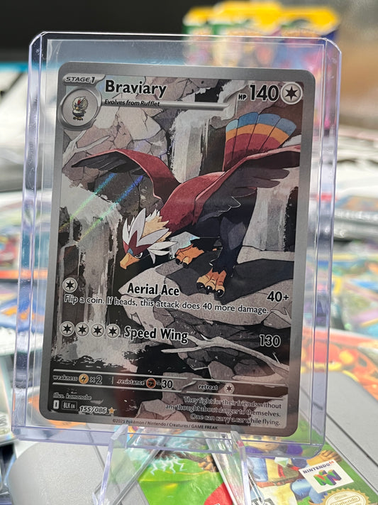 Braviary - 155/086 - SV: Black Bolt (BLK) Pokémon TCG