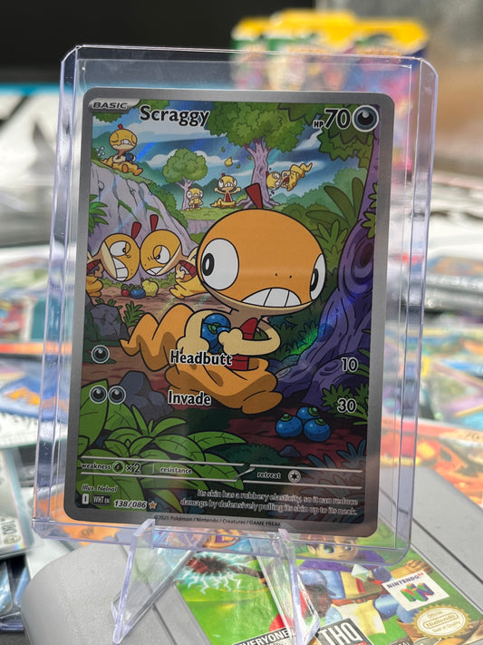 Scraggy - 138/086 - SV: White Flare (WHT) Pokémon TCG