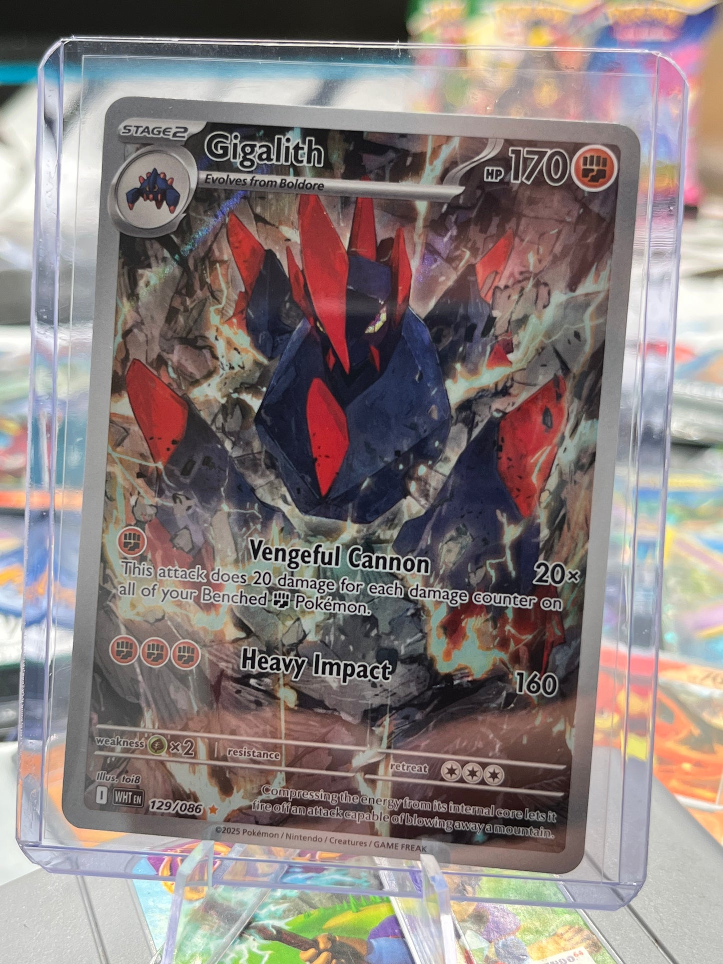 Gigalith - 129/086 - SV: White Flare (WHT) Pokémon TCG