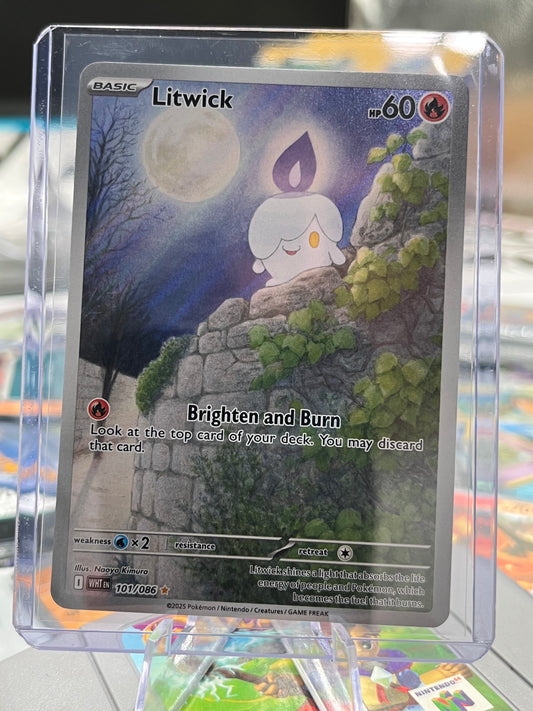 Litwick - 101/086 - SV: White Flare (WHT) Pokémon TCG