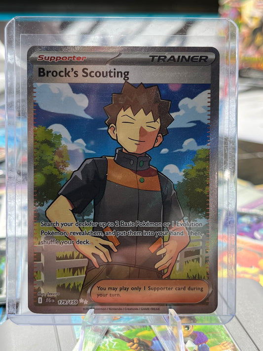 Brock's Scouting - 179/159 - SV09: Journey Together (JTG) Pokémon TCG