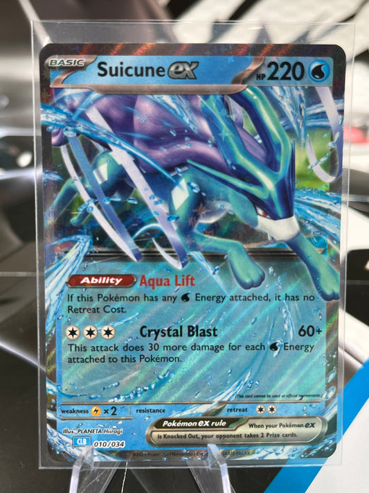 Suicune ex - 010/034 - Trading Card Game Classic (CL) Pokémon TCG