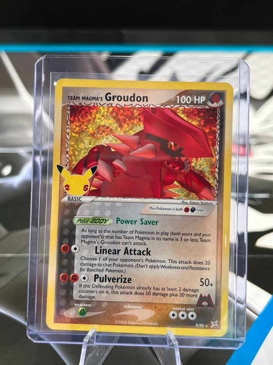 Team Magma's Groudon - 9/95 - Celebrations: Classic Collection (CCC) Pokémon TCG