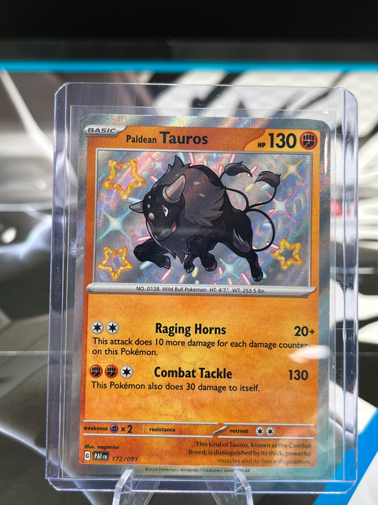 Paldean Tauros - 172/091 - SV: Paldean Fates (PAF) Pokémon TCG