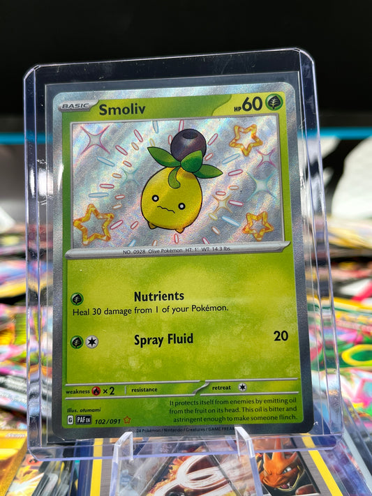 Smoliv - 102/091 - SV: Paldean Fates (PAF) Pokémon TCG