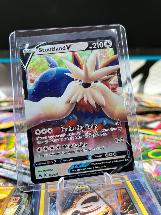 Stoutland V - 116/159 - Crown Zenith (CRZ) Pokémon TCG