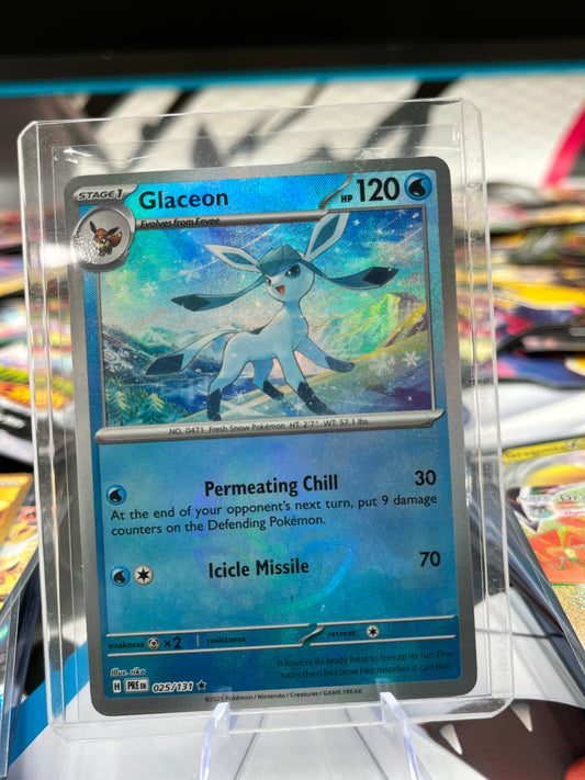 Glaceon (Poke Ball Pattern) - 025/131 - SV: Prismatic Evolutions (PRE) Pokémon TCG