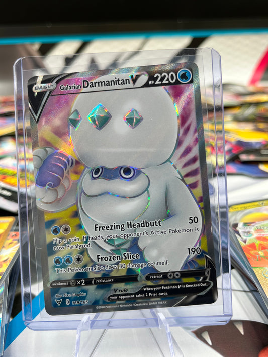 Galarian Darmanitan V (Full Art) - 169/185 - SWSH04: Vivid Voltage (SWSH04) Pokémon TCG