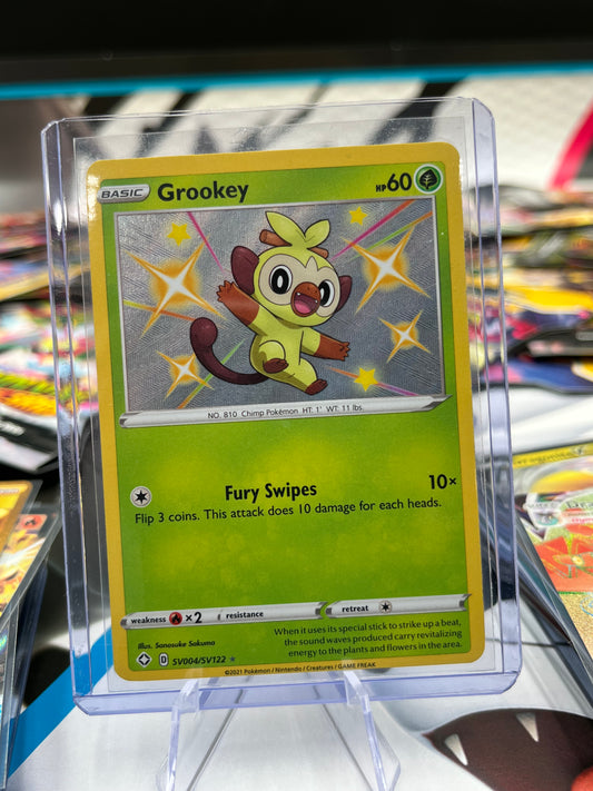 Grookey - SV004/SV122 - Shining Fates: Shiny Vault (SHFSV) Pokémon TCG