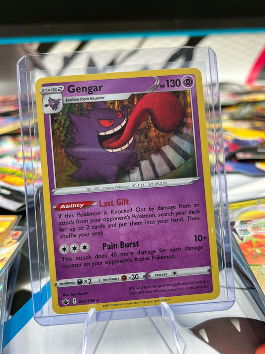 Gengar - 057/198 - SWSH06: Chilling Reign (SWSH06) Pokémon TCG