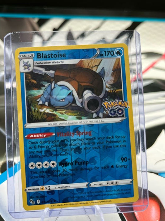 Blastoise (Reverse Holofoil) -  017/078 - Pokemon GO (PGO) Pokémon TCG