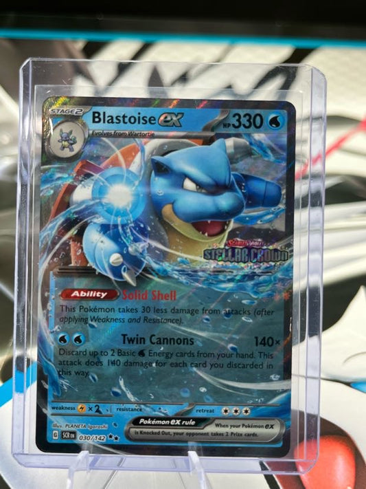 Blastoise ex - 030/142 - SV07: Stellar Crown (SCR) Pokémon TCG