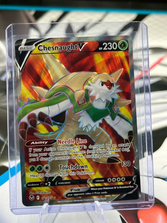 Chesnaught V (Full Art) - 171/195 - SWSH12: Silver Tempest (SWSH12) Pokémon TCG