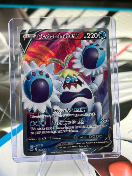 Crabominable V (Full Art) - 248/264 - SWSH08: Fusion Strike (SWSH08) Pokémon TCG