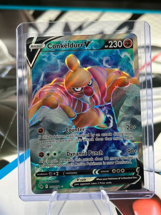 Conkeldurr V (Full Art) - 073/078 - Pokemon GO (PGO) Pokémon TCG