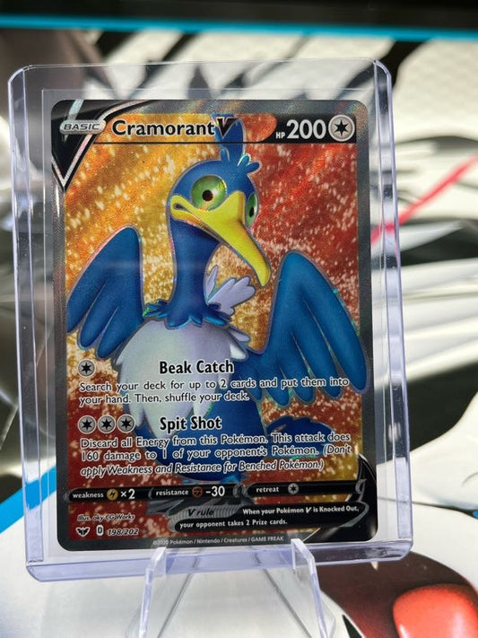 Cramorant V (Full Art) - 198/202 - SWSH01: Sword & Shield Base Set (SWSH01) Pokémon TCG