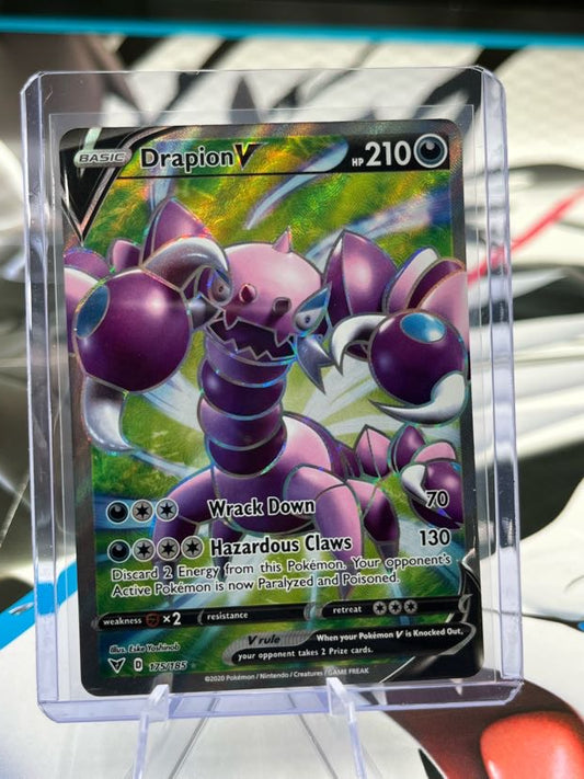 Drapion V (Full Art) - 175/185 - SWSH04: Vivid Voltage (SWSH04) Pokémon TCG
