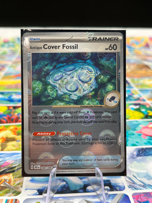Antique Cover Fossil - 080/086 - SV: Black Bolt (BLK) Pokémon Card TCG