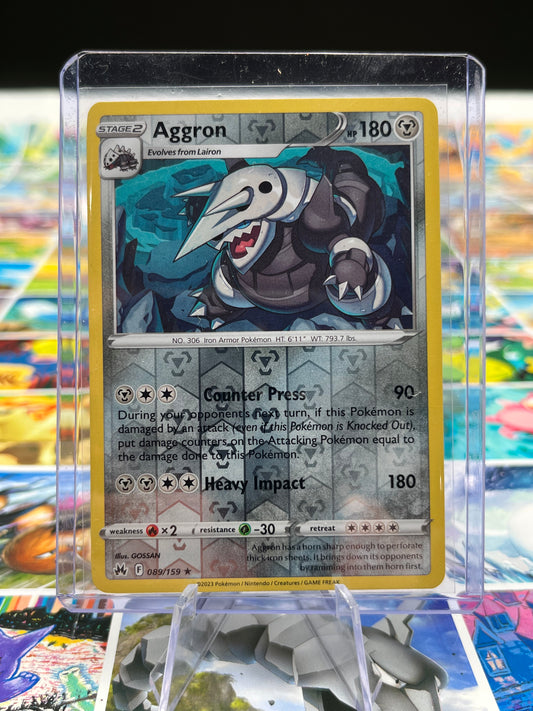 Aggron - 089/159 - Crown Zenith (CRZ) Pokémon Card TCG