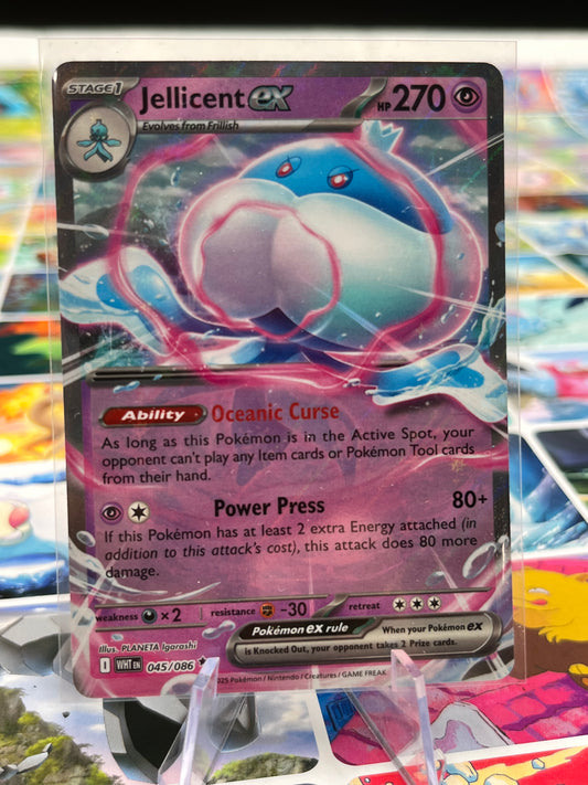 Jellicent ex - 045/086 - SV: White Flare (WHT) Pokémon Card TCG