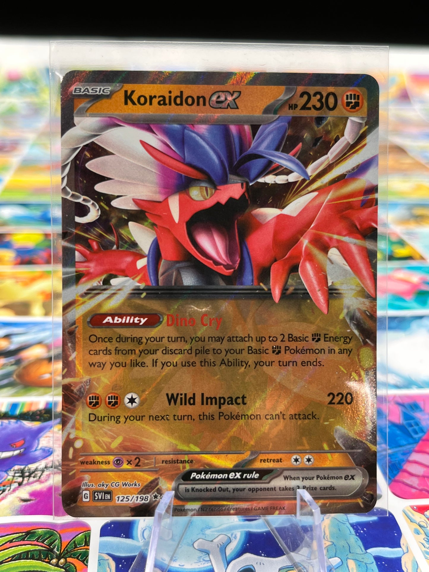 Koraidon ex - 125/198 - SV01: Scarlet & Violet Base Set (SVI) Pokémon Card TCG