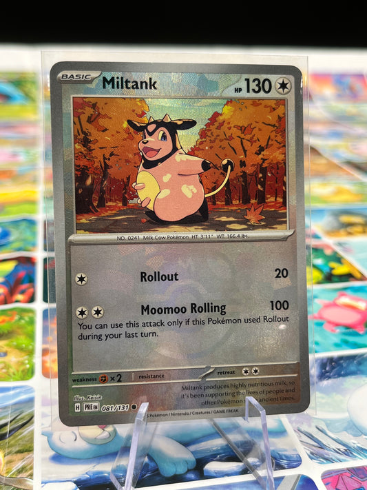 Miltank (Master Ball Pattern) - 081/131 - SV: Prismatic Evolutions (PRE) Pokémon Card TCG