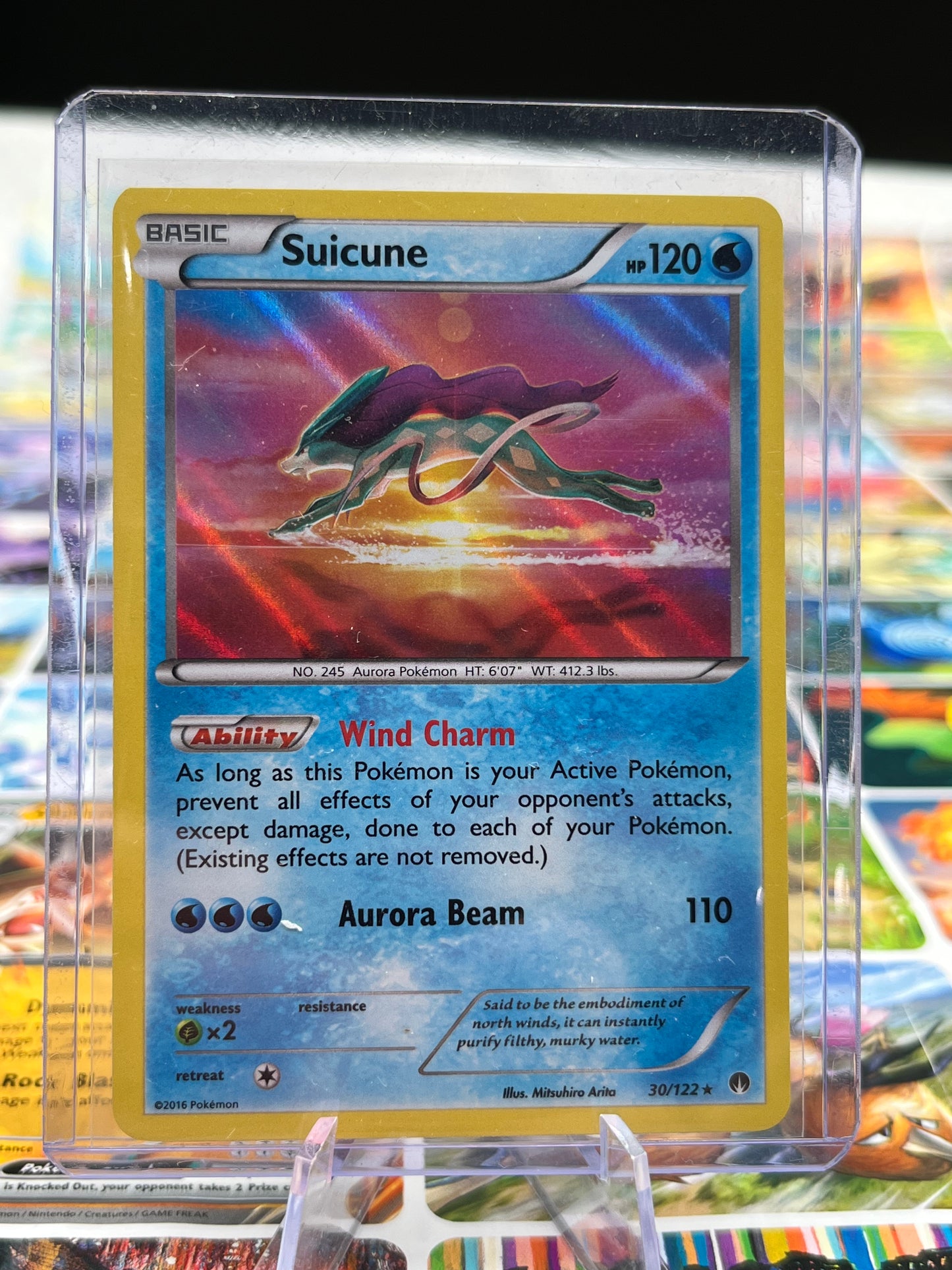 Suicune - 30/122 - XY - BREAKpoint (BKP) Pokémon Card TCG