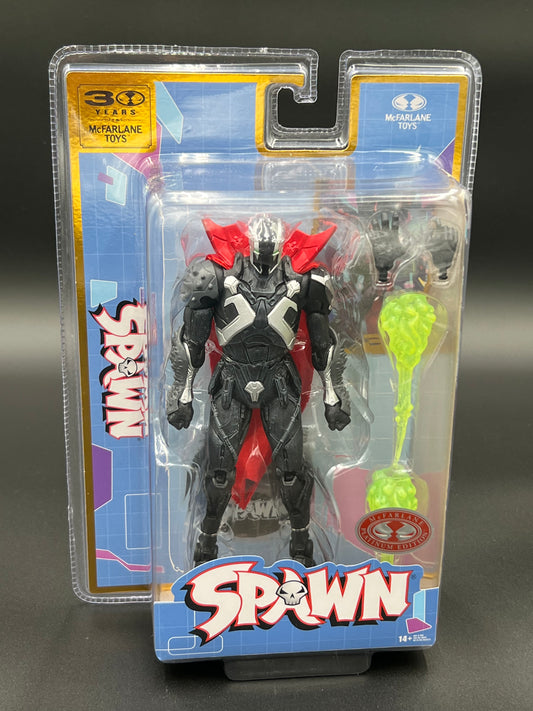 Spawn McFarlane Toys 30 Years Rat City Spawn 7" Figure Red Platinum Edition 2025