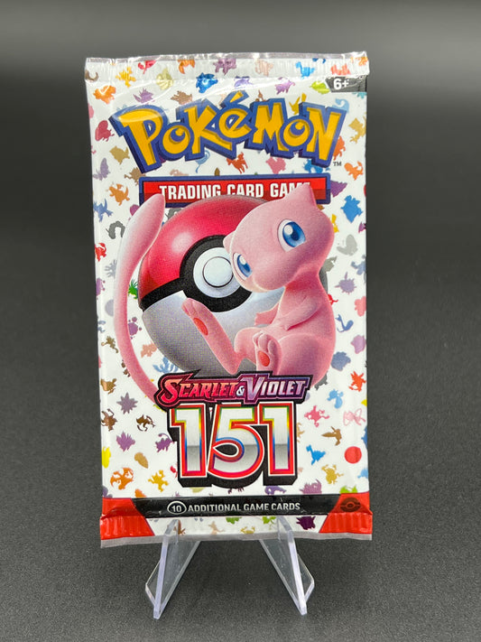 151 Booster Pack Pokemon - SV: Scarlet & Violet 151 (MEW)