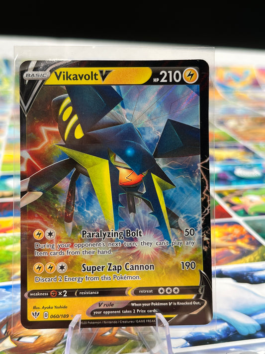 Vikavolt V - 060/189 - SWSH03: Darkness Ablaze (SWSH03) Pokémon Card TCG