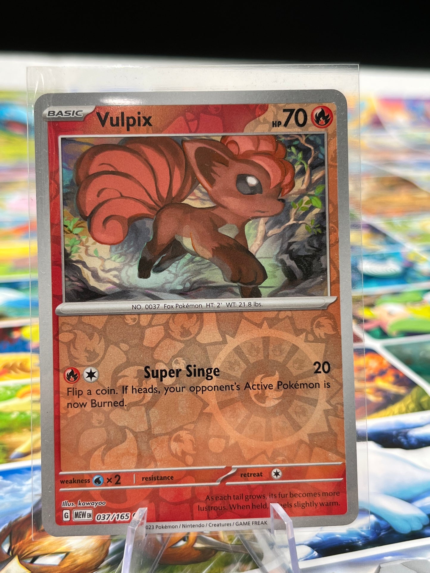 Vulpix - 037/165 - SV: Scarlet & Violet 151 (MEW) Pokémon Card TCG