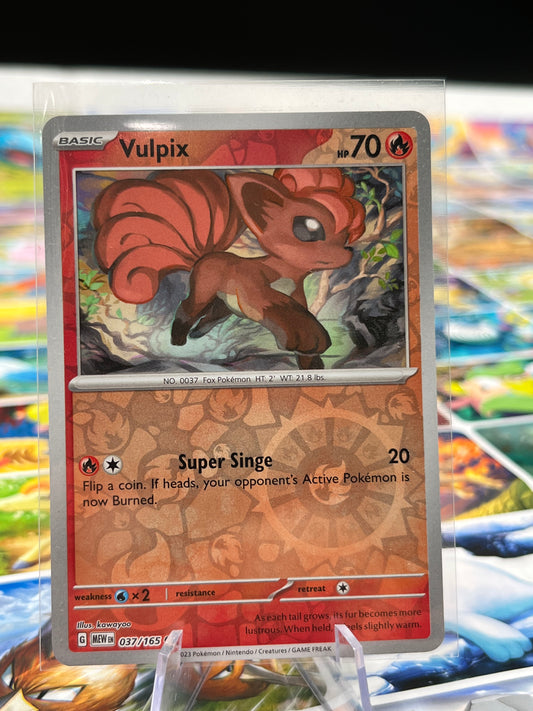 Vulpix - 037/165 - SV: Scarlet & Violet 151 (MEW) Pokémon Card TCG
