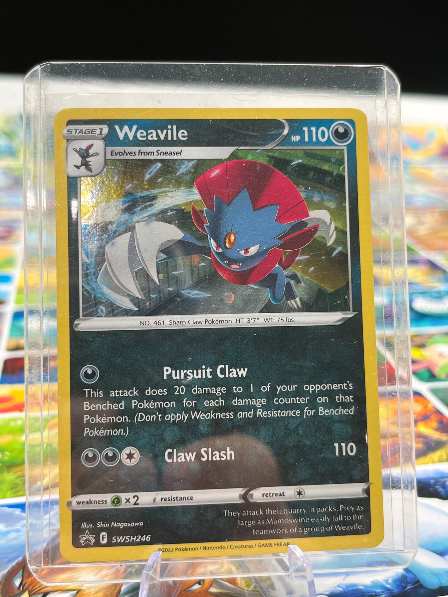 Weavile - SWSH246 (Cosmos Holo) - SWSH: Sword & Shield Promo Cards (SWSD) Pokémon Card TCG