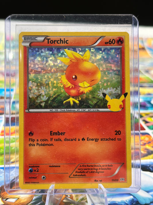 Torchic - 11/25 - McDonald's 25th Anniversary Promos (MCD21) Pokémon Card TCG