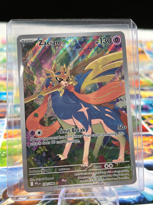 Zacian - 100/094 - ME02: Phantasmal Flames (PFL) Pokémon Card TCG